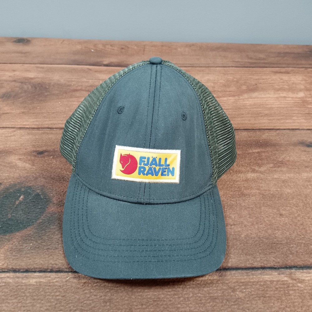 Fjällräven Vardag Langtradarkeps Cap 78139 Small Dark Green Trucker SnapBack
